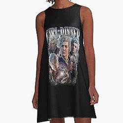 Astarion Baldurs Gate 3 Girl Dinner Vintage A-Line Dress