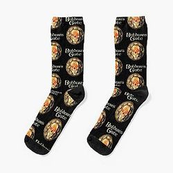 Baldur Gate Skeleton Game Socks
