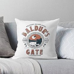 Dungeons Baldur Gate Throw Pillow