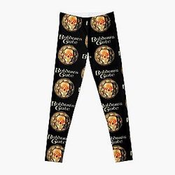 Baldur Gate Skeleton Game Leggings
