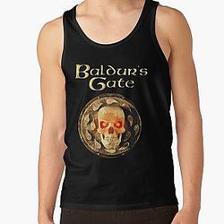 Baldur Gate Skeleton Game  Tank Top