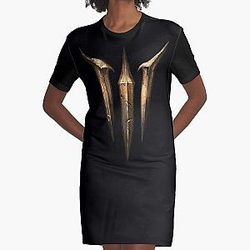 Baldur's Gate 3 - Custom Logo 2.0 Graphic T-Shirt Dress