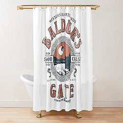 Dungeons Baldur Gate Shower Curtain