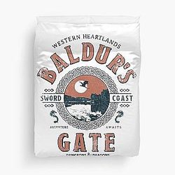 Dungeons Baldur Gate Duvet Cover