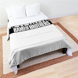 Band of Brothers Crest Fitted WWII Comforter for Halloween or Christmas