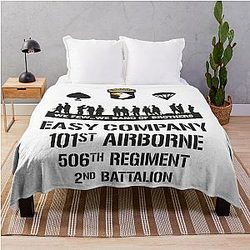 Easy Company 
101st Airborne 
506th Regiment 
Band of Brothers Throw Blanket
