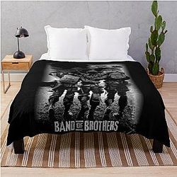 Band of Brothers I graduated Four years later As an English major with a deep love for the art Throw Blanket