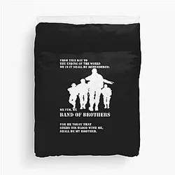 We Few Band of Brothers Essential T-Shirt Duvet Cover