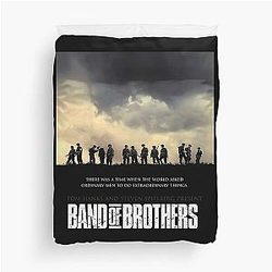 Band of Brothers WWII soldiers Duvet Cover