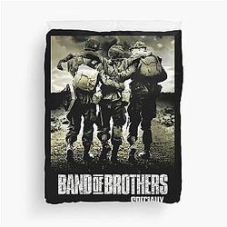 Band of Brothers WWII Soldiers Duvet Cover