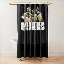Band of Brothers Soldiers in History WWII Shower Curtain