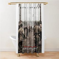Band of Brothers Episode 9: We Fight Poster Shower Curtain