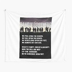 Band of Brothers Airborne WWII Tapestry