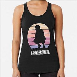 Band of Brothers meets Lion King WWII Soldiers Halloween Racerback Tank Top