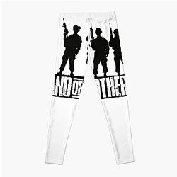 Band of Brothers Crest Fitted WWII Soldiers Halloween Christmas Leggings