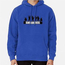 Band of Brothers Crest Fitted Hoodie Pullover WWII Soldiers Halloween Christmas