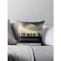 Band of Brothers WWII soldiers Throw Pillow