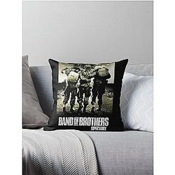 Band of Brothers WWII Soldiers Halloween Christmas Throw Pillow