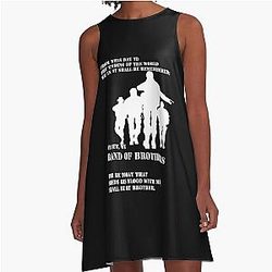 We Few Band of Brothers Essential T-Shirt A-Line Dress