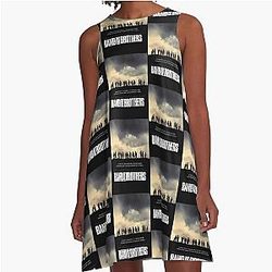 Band of Brothers wwii soldiers A-Line Dress