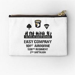 Easy Company - 101st Airborne 506th Parachute Infantry Regiment - Band of Brothers Zipper Pouch
