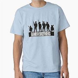 Band of Brothers Crest Fitted WWII Soldiers Christmas Classic T-Shirt