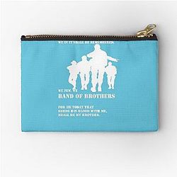 We, Band of Brothers Essential T Shirt Zipper Pouch