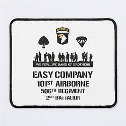 Easy Company 101st Airborne 506th Regiment Band of Brothers Mouse Pad