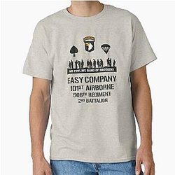 Easy Company 101st Airborne 506th Regiment Band of Brothers Classic T-Shirt