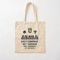 Easy Company 101st Airborne 506th Regiment Band of Brothers Cotton Tote Bag