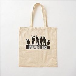 Band of Brothers Crest Fitted WWII soldiers Cotton Tote Bag