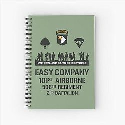 Easy Company - 101st Airborne - 506th Regiment - Band of Brothers Note Book
