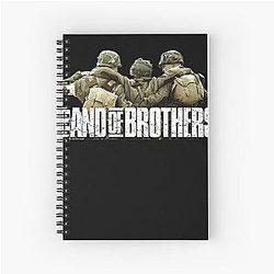 Band of Brothers History WWII soldiers Spiral Notebook