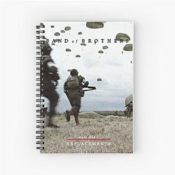 Band of Brothers Episode 4 Replacements Spiral Notebook