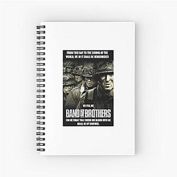 Band of Brothers Spiral Notebook