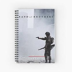 Band of Brothers Episode 3 Carentan Spiral Notebook