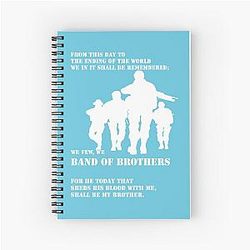 We Few Band of Brothers Essential T-Shirt Spiral Notebook