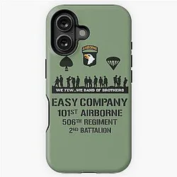Easy Company 101st Airborne 506th Regiment Band of Brothers iPhone Case