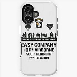 Easy Company 101st Airborne 506th Regiment Band of Brothers iPhone Case