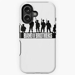 Band of Brothers Crest Fitted WWII Soldiers iPhone Tough Case