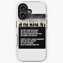 Band of Brothers Airborne WWII Soldiers Holiday iPhone Case