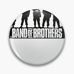 Band of Brothers Crest Fitted WWII soldiers Halloween Christmas Pin