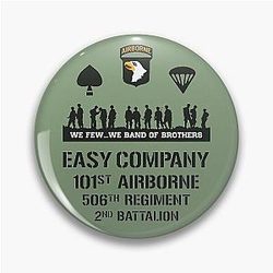 Easy Company 101st Airborne 506th Regiment Band of Brothers Pin
