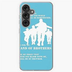 We few, we band of brothers t-shirt essential Samsung Galaxy soft case