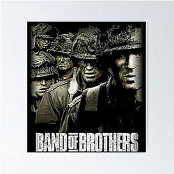 Band of Brothers Now I am lucky to spend my days working to tell WWII soldiers a Halloween Christmas story poster