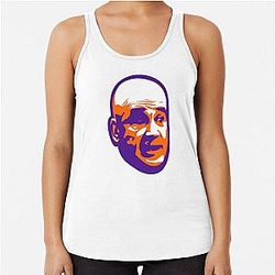 Bas Rutten Purple Racerback Tank Top