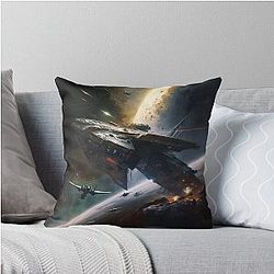 Battlestar Galactica Artwork by Pitasso Throw Pillow