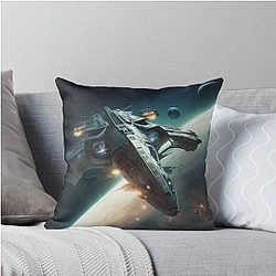Battlestar Galactica Artwork by Pitasso Throw Pillow