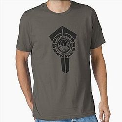 Battlestar Galactica logo - So We All Essential T-Shirt