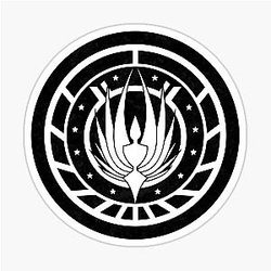 Battlestar Galactica Colonial Seal Sticker
